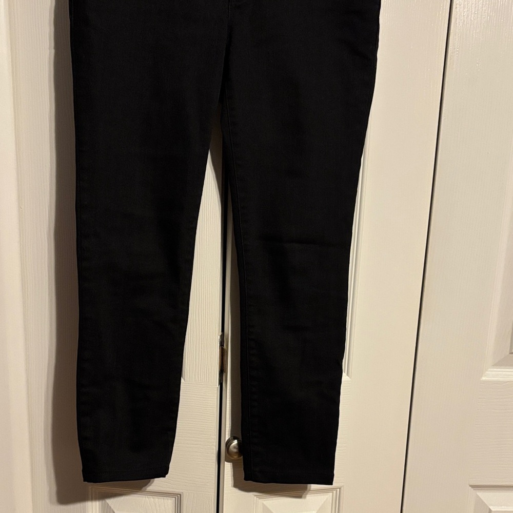 Tommy Hilfiger black straight cropped jeans size 2 - Picture 7 of 10